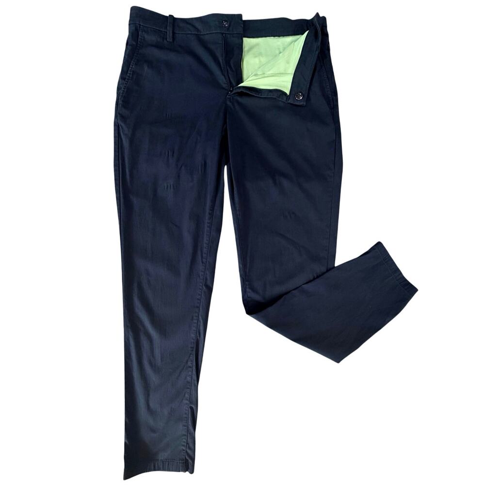 Birddogs Pants 34x32 Black Chino Built-in Liner Slim Stretch Golf Performance